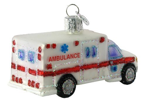 Old World Christmas Ambulance - The Country Christmas Loft