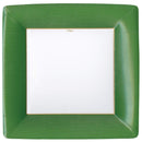 Grosgrain Border Paper Goods (Hunter Green) - Dinner Plate - The Country Christmas Loft