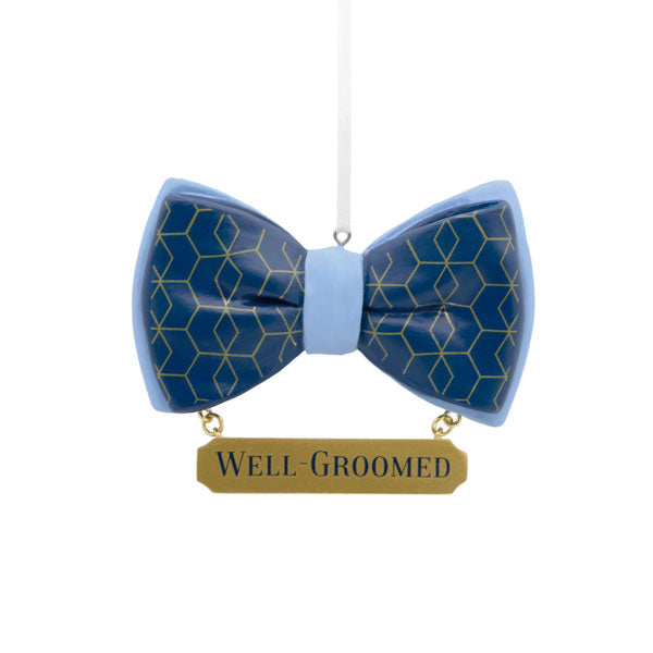 Well-Groomed Bow-Tie Ornament - The Country Christmas Loft