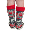 Moose Fair Isle Kids Mukluk - The Country Christmas Loft