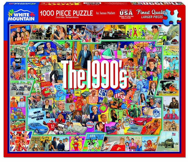 The Nineties - 1000 Piece Jigsaw Puzzle - The Country Christmas Loft