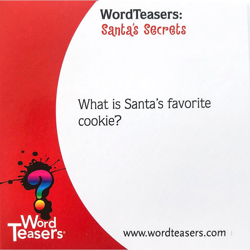 Santa's Secrets! - Word Teaser Card Game - The Country Christmas Loft