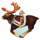 Glass Reindeer Ornament - The Country Christmas Loft