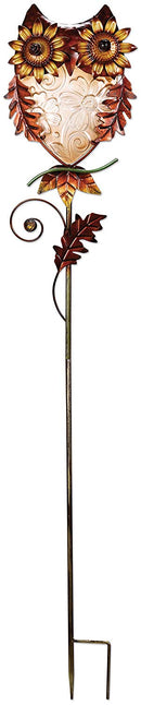 Harvest Blessings Owl Garden Stake - The Country Christmas Loft