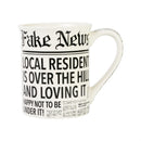 Fake News Over the Hill Mug - The Country Christmas Loft