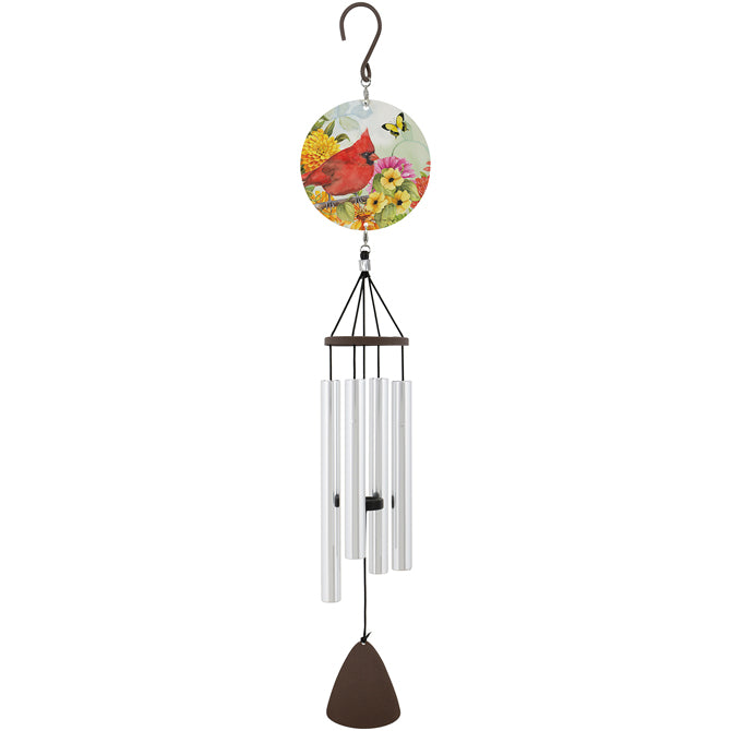 Cardinal Birdsong Wind Chime - The Country Christmas Loft