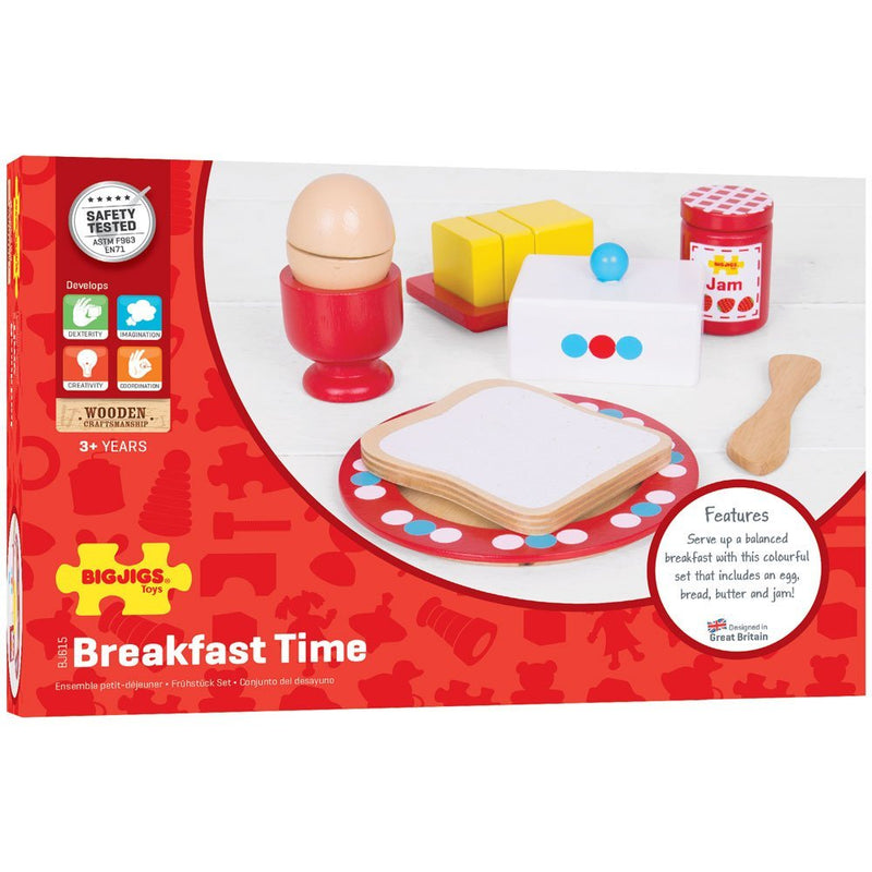 Wooden Breakfast Set Play Food - The Country Christmas Loft