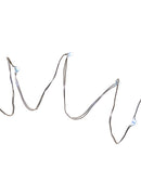 Battery-Operated 50-Light LED Fairy Twinkle Light Set - Cool White - The Country Christmas Loft