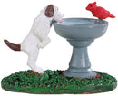 Dog at the Water Fountain - The Country Christmas Loft