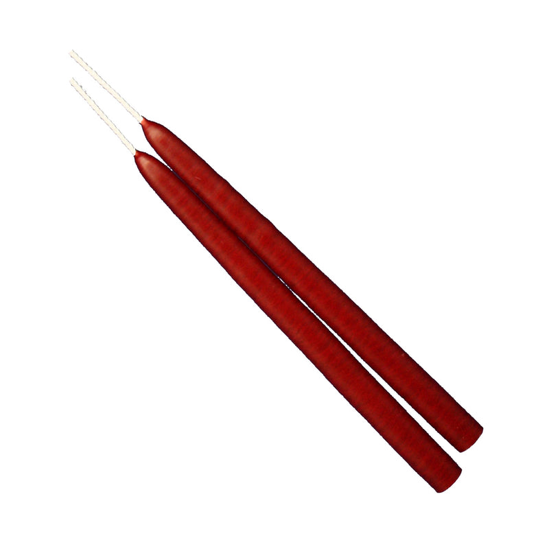 Mole Hollow Half Sized Taper Pair (Burgundy Red) - 6 Inch