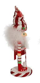 10" Hollywood Bakery Hat Nutcracker - Peppermint - The Country Christmas Loft