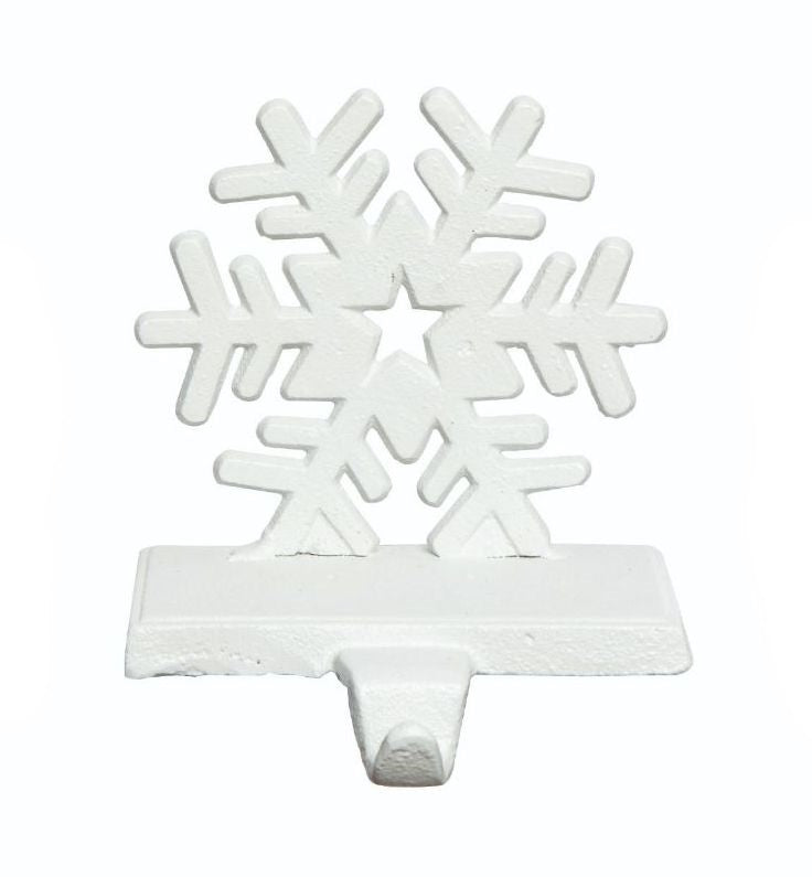 Cast Iron Snowflake Stocking Holder - Style