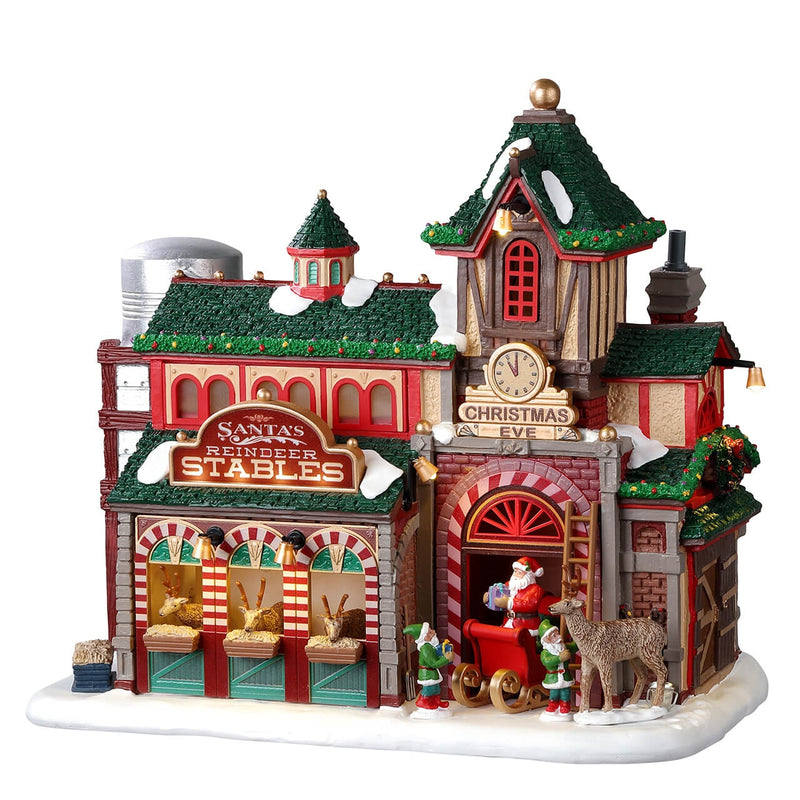 Santa's Reindeer Stables - The Country Christmas Loft