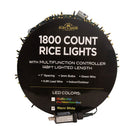 1800-Light Warm White LED Rice Light Set - The Country Christmas Loft