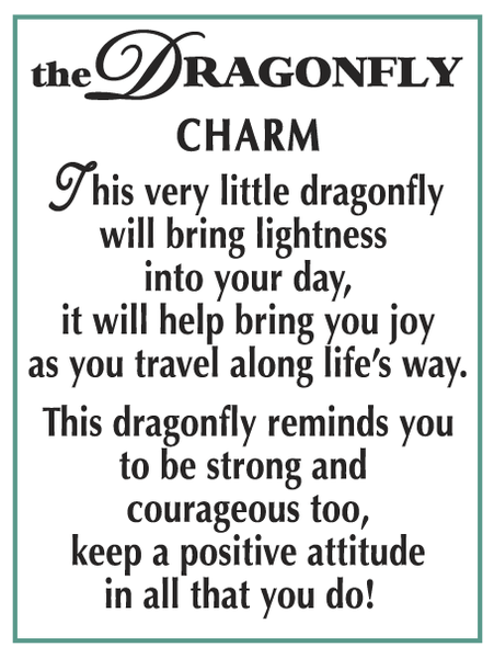Dragonfly Charm - The Country Christmas Loft
