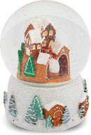 Musical Gingerbread Dome Snowglobe - 5.5 inch - The Country Christmas Loft