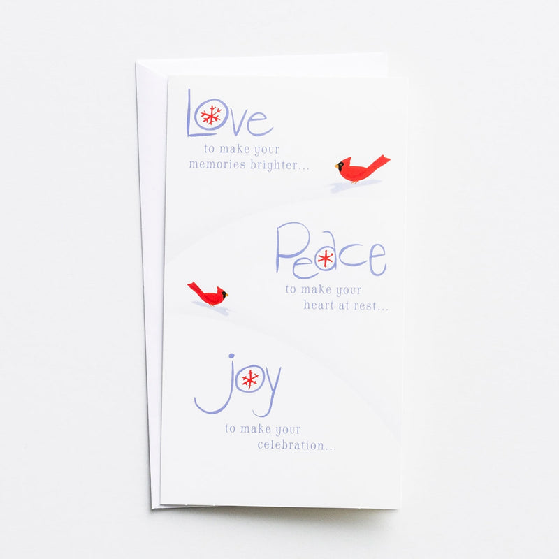 Little Inspirations - Love, Peace, Joy - 16 Christmas Boxed Cards - The Country Christmas Loft