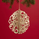 4" Wooden Star Snowflake Ornament - The Country Christmas Loft