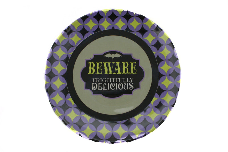 Spooky Plate - Beware Frightfully Delicious - The Country Christmas Loft