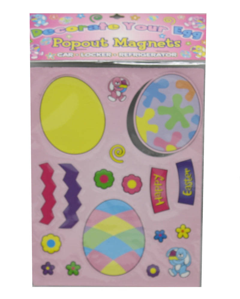 Easter Pop Out Magnet  Sheet - Pink - The Country Christmas Loft