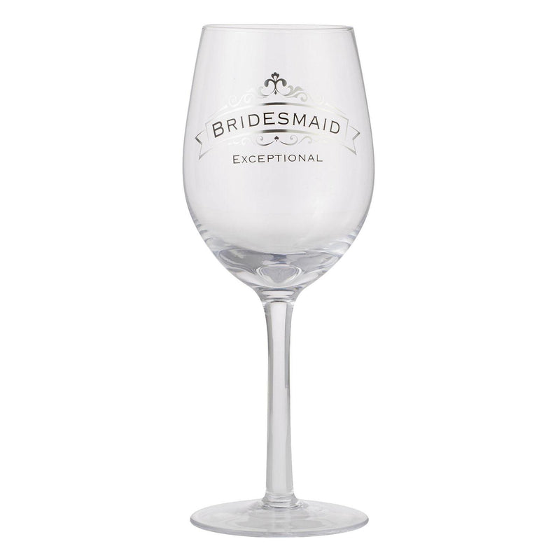 Bridesmaid Wine Glass - The Country Christmas Loft
