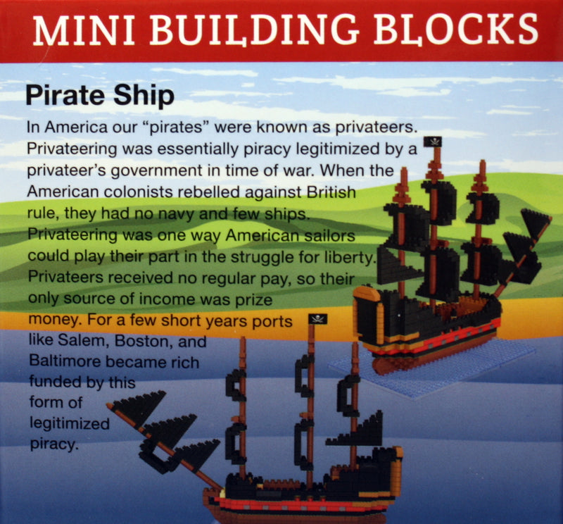 Mini Building Blocks - Pirate Ship - The Country Christmas Loft