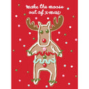 Magnet - Making Moose Christmas - The Country Christmas Loft