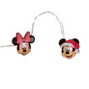 Battery-Operated Mickey and Minnie LED Fairy Light Set - The Country Christmas Loft