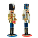 15" Gold and Silver Nutcracker - - The Country Christmas Loft
