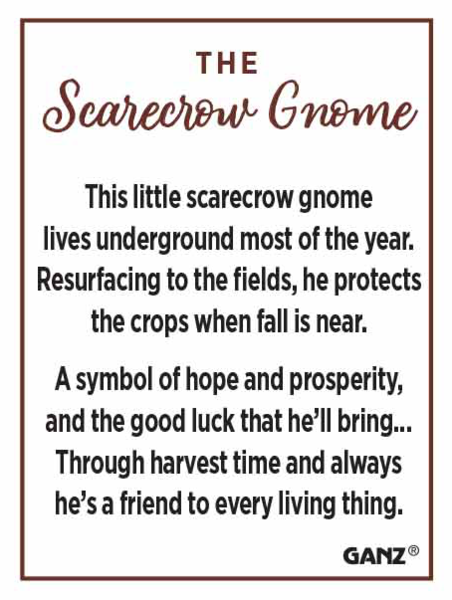 Scarecrow Gnome - - The Country Christmas Loft