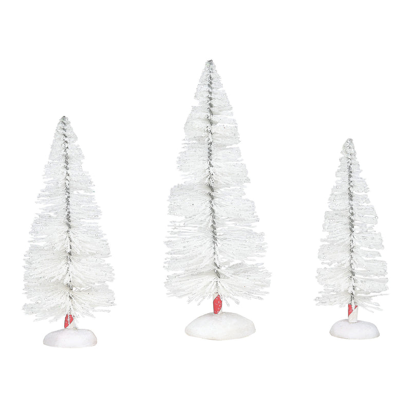 Snowy Spirals Village Trees - The Country Christmas Loft