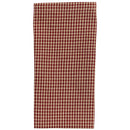 Christmas Memories Red and Cream Check Napkin - The Country Christmas Loft