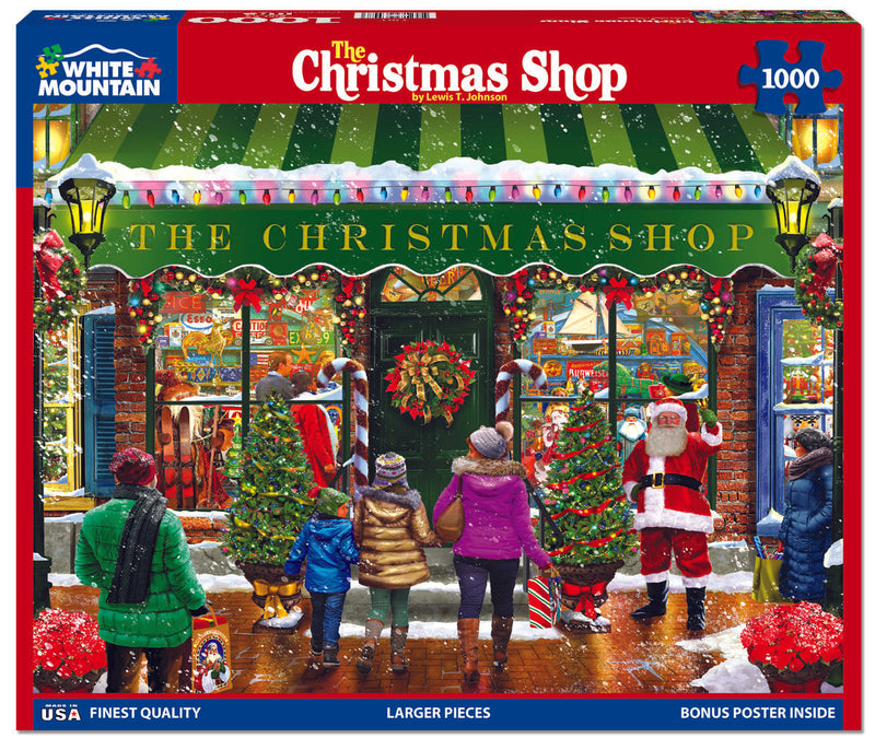 The Christmas Shop  - 1000 Piece Jigsaw Puzzle