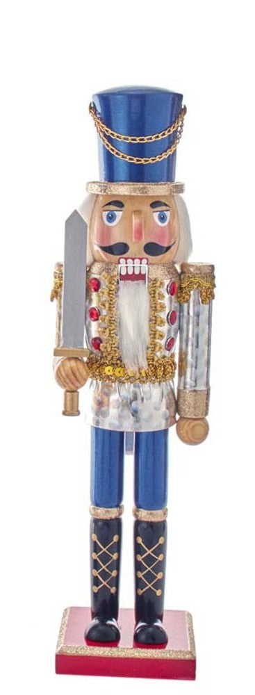 15" Gold and Silver Nutcracker - - The Country Christmas Loft