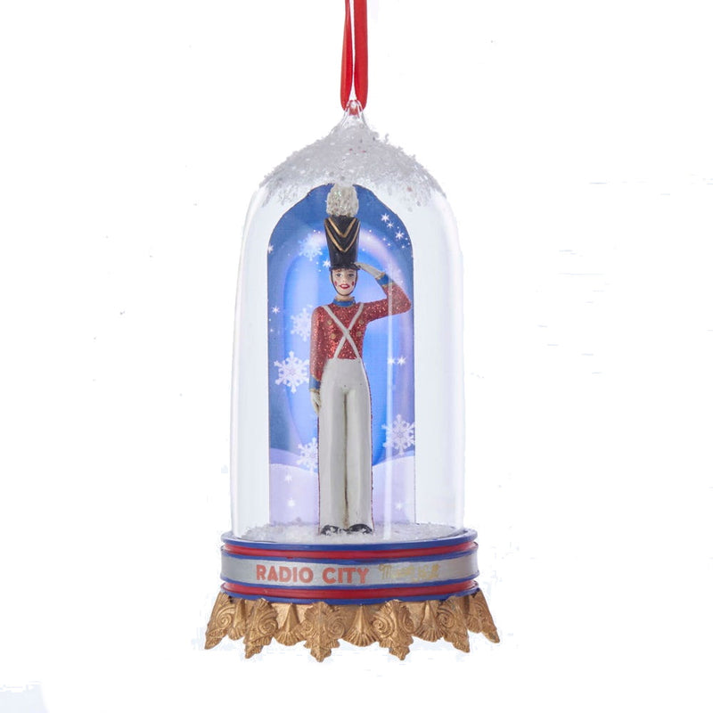 Rockettes Soldier In Glass Dome Ornament - The Country Christmas Loft
