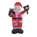 8 Foot Inflatable Santa with sign and gift bag. - The Country Christmas Loft