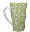 Green Lattice Latte Mug - The Country Christmas Loft