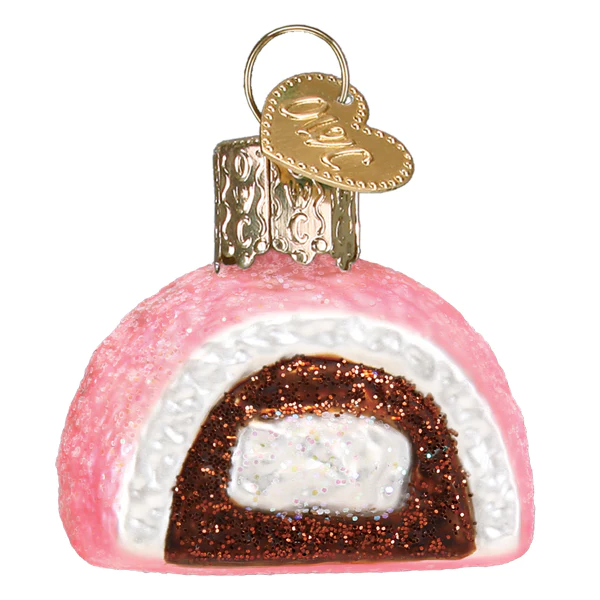 Gumdrop Mini Hostess Snowball Glass Ornament - The Country Christmas Loft