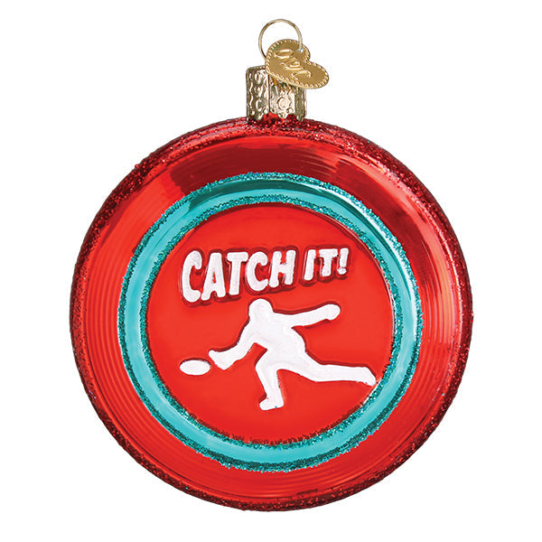 Old World Christmas Sports Disc Ornament - The Country Christmas Loft