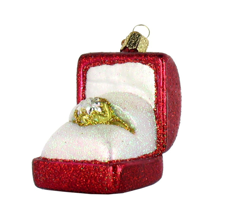 Old World Christmas Ring In Box Glass Blown Ornament - The Country Christmas Loft