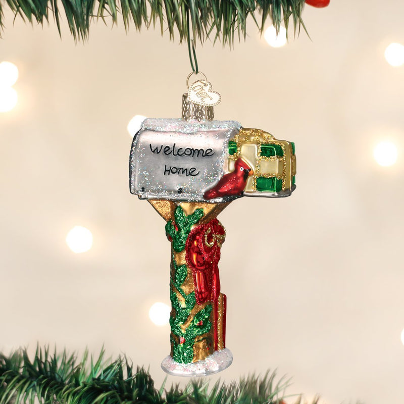 Old World Christmas Welcome Home Mailbox - The Country Christmas Loft