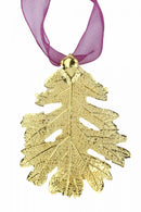 Oak Leaf Ornament Gold - The Country Christmas Loft