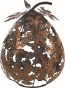 Metal Leaf Pumpkin Centerpiece - - The Country Christmas Loft