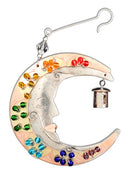Rainbow Moon - Metal Ornament - The Country Christmas Loft