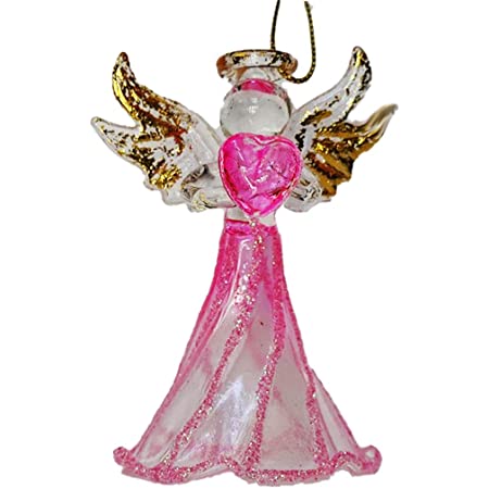 Crystal Birthstone Angel Ornament - October - The Country Christmas Loft
