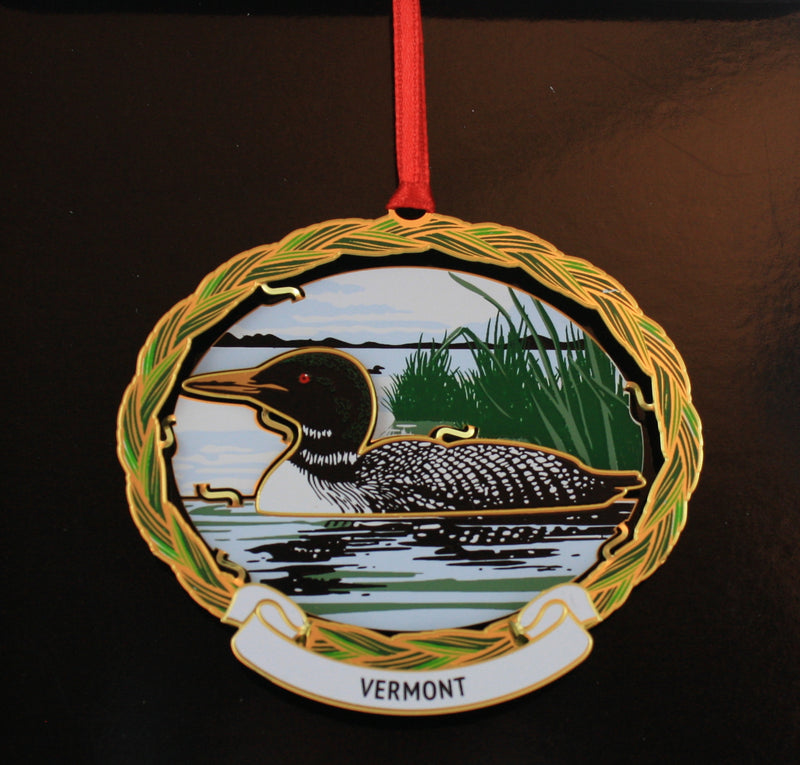 Loon  Collectible Brass Ornament - The Country Christmas Loft