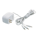 3 Head 2.4 Volt AC Adapter - White - The Country Christmas Loft