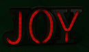 13 inch B/O Lighted Sign - Joy - The Country Christmas Loft