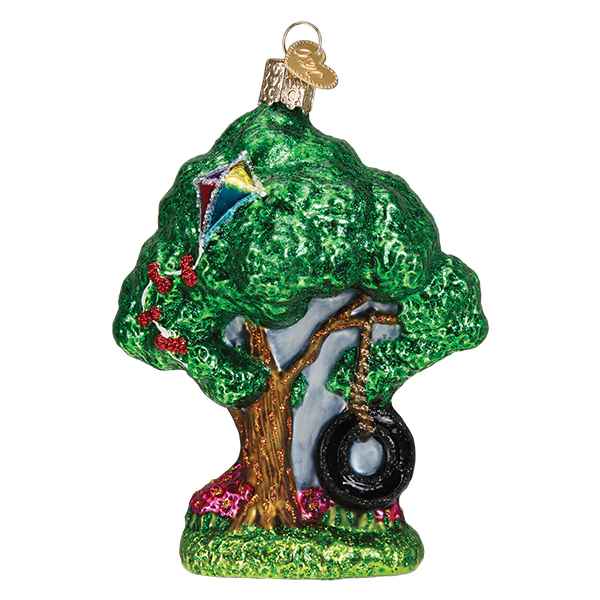 Tire Swing on a Tree Ornament - The Country Christmas Loft