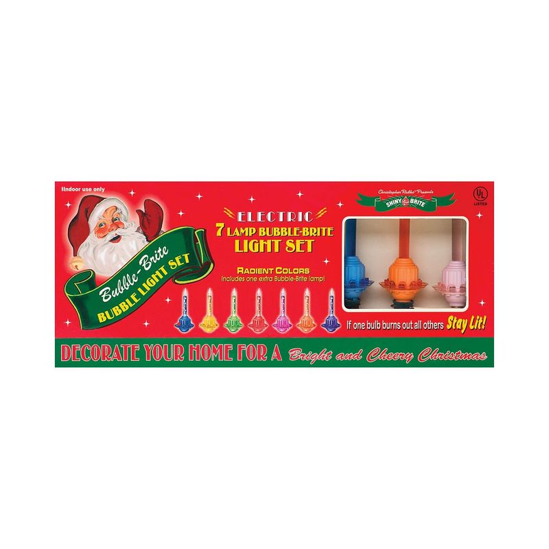 Holiday Splendor 7 Count Bubble Lights - The Country Christmas Loft
